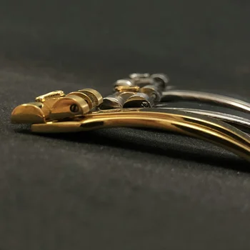 Аксесоари за часовници Rolex five-bead steel с изкривени мъжки сгъваема ключалката Ключалката от неръждаема стомана-16mm