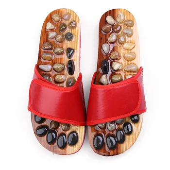 Акупунктурните масажни чехли Мъже/Жени сандали на краката китайска акупресура терапия медицински въртящ се крак масажор мъжки обувки унисекс