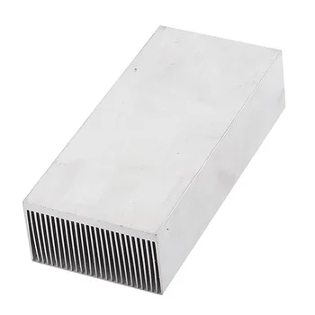 Алуминиев радиатор топлина радиатор и радиатор за охлаждане на 150x69x37mm сребърен тон