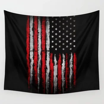 Американски Флаг Гоблен Червен Бял Черен Стенни Гоблени Хотел Стени Изкуство Домашен Интериор Пътуване Къмпинг Плажна Кърпа Килимче За Йога