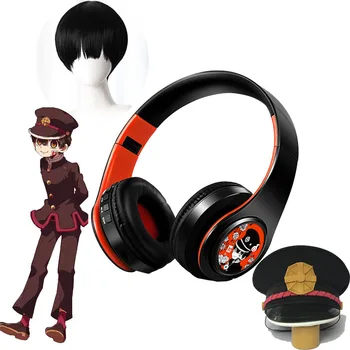 Аниме Jibaku Shounen Hanako-kun Hanako Kun cosplay Преносима сгъваема слушалки безжични слушалки Bluetooth шапка украса cosplay подпори