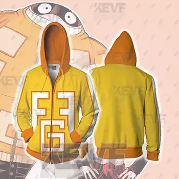 Аниме My Boku No Hero Academia Fatgum жълто hoody пуловер костюм Hoody за възрастни мъжки якета с цип палто