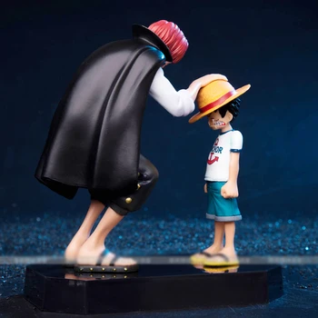 Аниме One Piece четири император хвостовики сламена шапка Luffy PVC фигура ще веселата кукла са подбрани модел играчки Коледен подарък