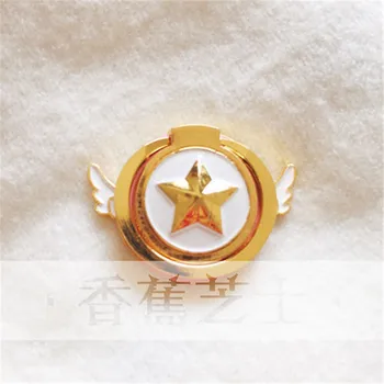 Аниме карта Captor Sakura Star staff метален пръст, пръстен, стойка държач за телефон Хелоуин cosplay телефон стойка държач Коледен подарък