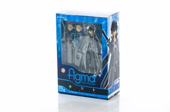Аниме Фигма фигура изкуството на меча онлайн С. А. За Кирито Кадзуто Фигма 174 PVC фигура са подбрани модел играчки кукли