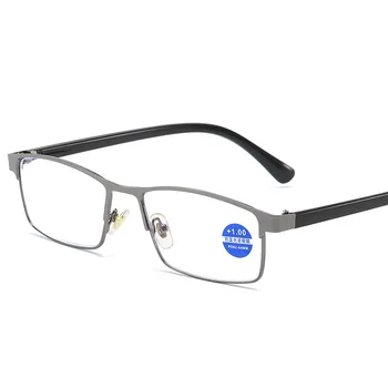 Анти Синя Светлина Очила За Четене Мъжете Antifatigue Пресбиопия Очила Жени Прозрачни Лещи Компютърни Очила С Диоптър +1.0 2.0 3.0 4.0