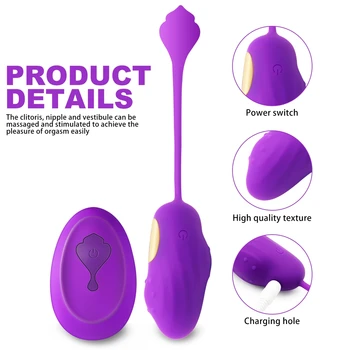 Безжичен вибратор играчки за възрастни за жени USB Акумулаторна G Spot магическа пръчка секс играчки за жени стимулира клитора секс продукти