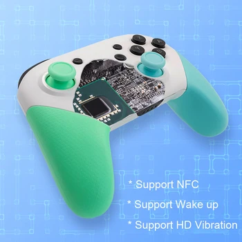 Безжична Bluetooth геймпад за Nintendo Switch Pro/Switch/PC/Steam Game джойстик контролер на конзолата с HD вибрации NFC 6-аксиален