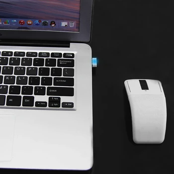 Безжична оптична мишка Arc Touch ергономичен компютър Mause Mini Ultra Slim Folding Small USB 3D мишка за лаптоп на Microsoft Surface