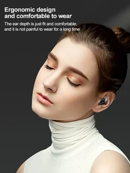 Безжични слушалки TWS Bluetooth 5.0 HiFi слушалки цифров дисплей намаляване на шума микрофон, слушалки за Xiaomi Airdots Android IPhone