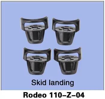 Безплатна доставка, оригинални Walkera Родео 110 резервни части Skid landing Родео 110-Z-04 Безплатна доставка на пистата