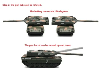 Безплатни закупуване на 1:43 4D сплав танк модел играчки за момчета Втората световна война модели автомобили военна Пантера пластмаса съберат за деца подаръци