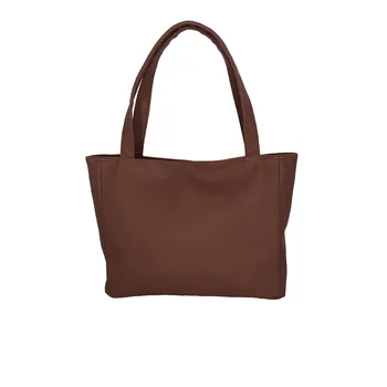 Блестящата млада женска чанта new 2019 платно bag large capacity fashion with simple out