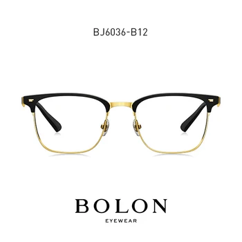 Бол стари оптични очила рамки за мъже ретро злато рецепта за очила мъжки Диоптрийные прогресивни очила BJ6036