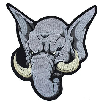 Бродирана апликация на слон тъканта петна ютия върху етикета детски икони яке раници занаяти шевни принадлежности