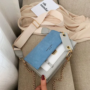 Верига Messenger чанта за жени 2020 луксозни чанти жени Crossbody чанта нова мода мини Ins ултра огън презрамка на чантата