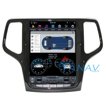 Вертикален екран, Android system Car стерео Tesla radio player For-JEEP Grand cherokee-2016 car audio video multimedia player