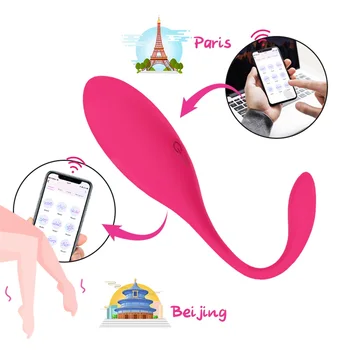 Вибриращи секс-играчки за жени приложение Bluetooth безжично дистанционно управление за G-точката масажор вибратор оргазъм игра за възрастни секс играчки за жени
