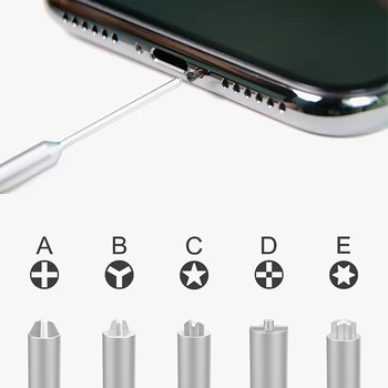 Висока инжекция 3D отвертка за iPhone X 8 8Plus 7 7Plus 6S 6 магнитна отвертка, ремонтни инструменти за Откриване на демонтажный комплект