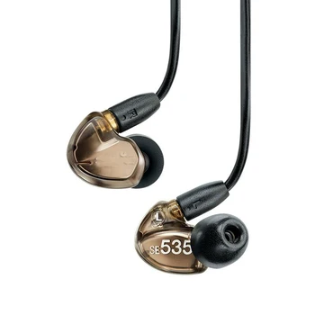 Високо качество на Нов SE535 Hi-fi стерео слушалки SE 535 в ухото слушалки отделен кабел слушалка за мобилен телефон с кутия 2 цвята