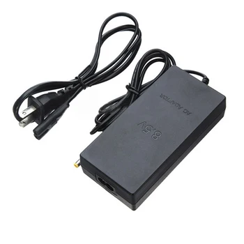Високо качество на САЩ свържете адаптера на променлив ток зарядно устройство кабел захранващ кабел за PS2 конзола тънък черен