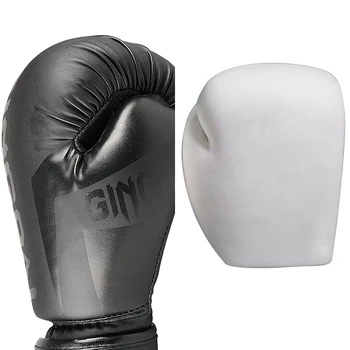 Високо качество на черен възрастен кик-бокс ръкавици муай тай luva de boxe обучение борба на мъже, жени боксови ръкавици грэпплинг ММА ръкавици