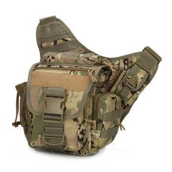 Военна тактическа чанта през рамо 800D Оксфорд Mall армията чанта открит Пътуване Туризъм, скално катерене чанти Crossbody чанта къмпинг, трекинг