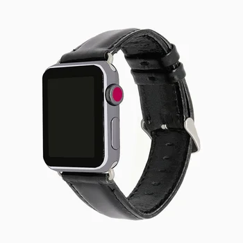 Воловья кожа старинни кожени каишки за часовник iwatch гривна Apple Watch Band 42мм 38мм серия 1/2/3/4/5 каишка за часовник в ретро аксесоари