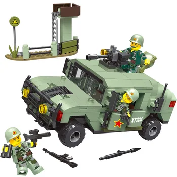 Втората световна война военната серия армия офроуд бтр Тип 99 на основния боен танк солдатские фигурки градивните елементи на играчки, подаръци