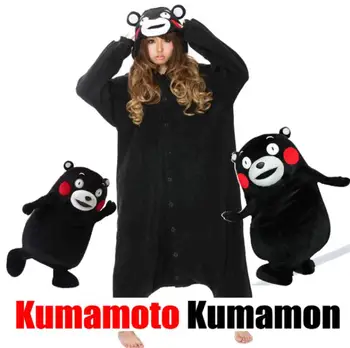 Възрастен Кумамон Onesies Kigurumi cosplay костюм на мечка пижами пижами за жени, мъже пижами masculino