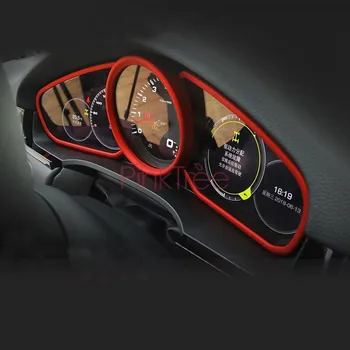 Вътрешна Таблото Декоративна Рамка Аксесоари За Полагане На Автомобили Porsche Cayenne 2018 2019