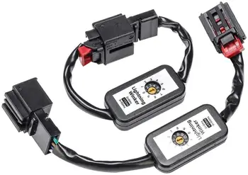 Голф 7 динамичен led задна светлина допълнителен модул, кабел за теглене на кабели led мигач ляв и десен заден фенер черен 2 елемента