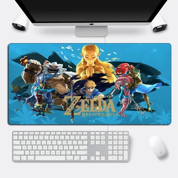 Голям 60x30cm Легендата на Zelda Мишка XXL високоскоростен геймърска подложка за мишка Gamer устойчива на плъзгане каучук заключване на ръба на масата лаптоп мат