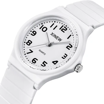 Голяма марка часовници мъжка мода дъвка Sutdents водоустойчиви Спортни кварцов ръчен часовник Montres de Marque de Luxe черно 9726