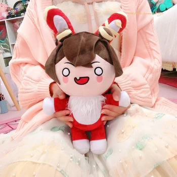 Гореща аниме Genshin Impact Amber сладък заек кукла плюшен мека играчка 40 см карикатура възглавница Коледен подарък за рождения Ден на студент cosplay