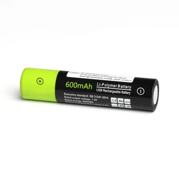 Гореща продажба ZNTER 1.5 V ААА акумулаторна батерия 600mAh USB акумулаторна литиево-полимерна батерия бързо зареждане чрез кабел Micro USB