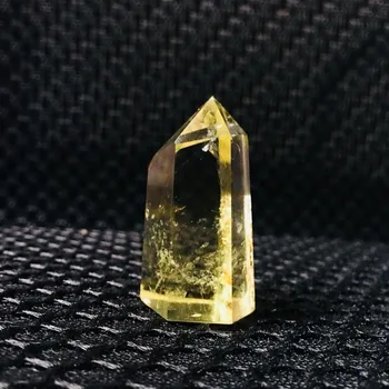 Гореща разпродажба! Естествен цитрин кристални пръчка точка опушен жълти кристали кварц точка изцеление Изцеление в подарък