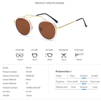 Гореща разпродажба ретро кръгли слънчеви очила Мъже, Жени марката дизайнерски пънк очила луксозни нюанси нова мода очила Oculos De Sol UV400