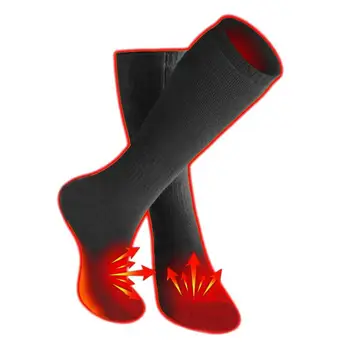 Горещи памучни чорапи с топъл 3.7 V 3adjustable топли чорапи акумулаторна батерия за жени, мъже зима открит Ски спорт колоездене