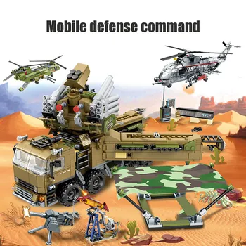 Градска полиция WW2 хеликоптер транспортен самолет, камион градивни елементи за военна техника, Оръжие автомобил тухли играчки за момчета