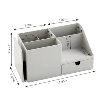 Грим организатор козметична кутия с чекмеджета маса, кутии за съхранение многофункционален бижута кутия за да запази мястото Офис организатор Box