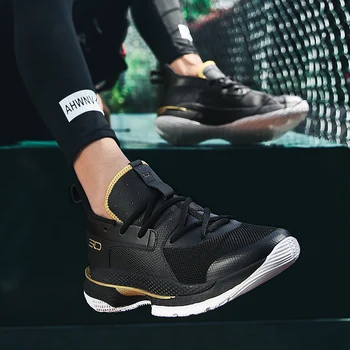 Гумена подметка баскетболни обувки капацитет на нескользящая мъжки баскетболни обувки удобни мъжки студентка нови маратонки чифт обувки