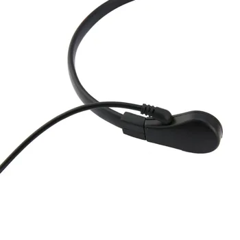 Гъвкава гърлото си микрофон микрофон скрита акустична тръба слушалки слушалки с пръст ПР 2 игли безжични слушалки гореща капка доставка
