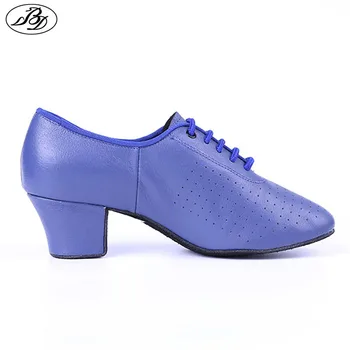 Дами учат танцови обувки BD T1 жени бални обувки, задрямал естествена кожа директен ходила Хинап Червен практика обувки