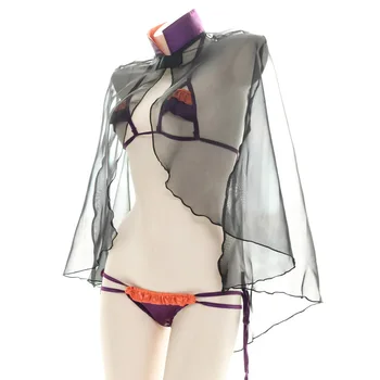 Дамски Хелоуин прозрачен Нос Шал бикини бельо Лолита cosplay Секси стягам гащи и сутиени, пижами, бельо и комплекти