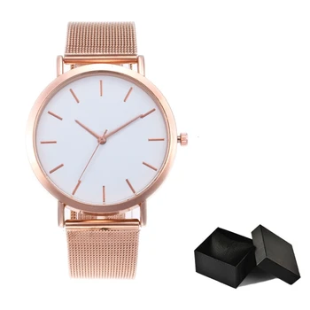 Дамски часовници прост ръчен часовник лукс от неръждаема стомана, дамски часовници жени гривна Reloj Mujer часовници Relogio Feminino 2020