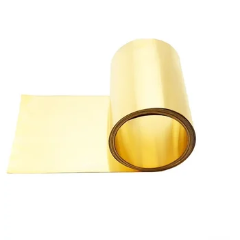 Дебела 0.1/0.2/0.3/0.5 мм*ширина 10 мм 1 м/ролка тънък месинг лист ивица златна филм тел латунная фолио табела производство на бижута направи си САМ