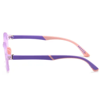 Детски очила гъвкави деца TR90 обичайните рамки за очила, оптично предписани очила формата на сърце Baby Момичета и Момчета розово Rou