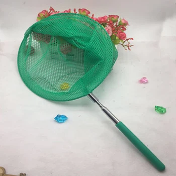 Децата Риболов играчки преносим риба мрежа подвижни неръждаема ръка преносим пеперуда насекомо чиста инструмент играчки за деца, игри на открито