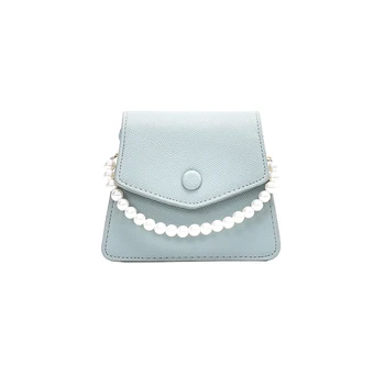 Джин Mantang Pearl Design изкуствена кожа Crossbody чанта за жени 2020 мини рамото обикновена чанта дамски модни чанти и портмонета